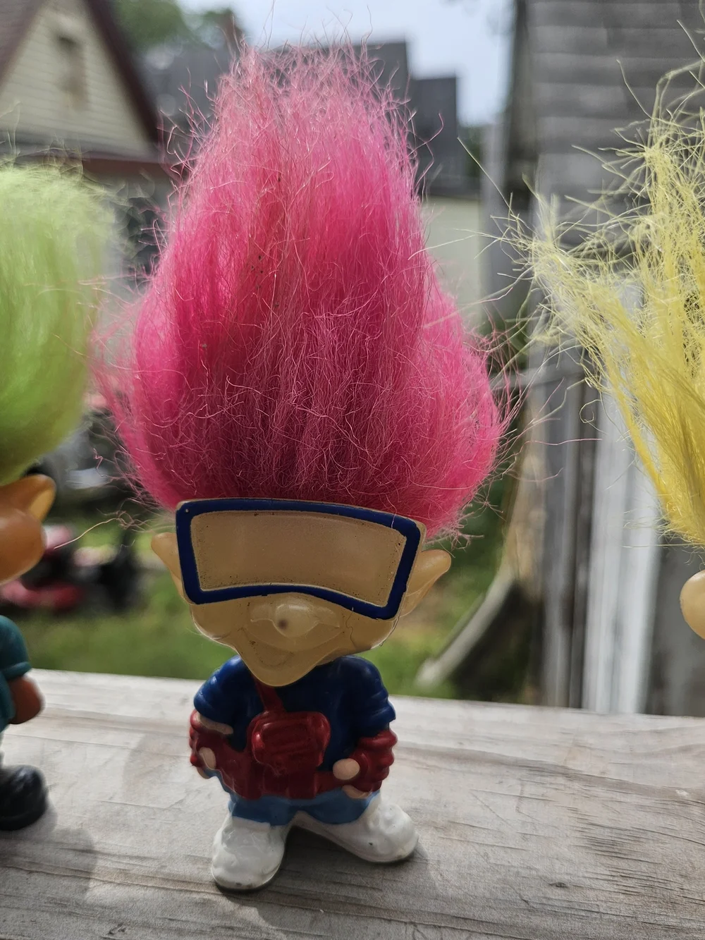 Vintage 1993 Burger King Kids Club Glow-in-the-Dark Troll Toys